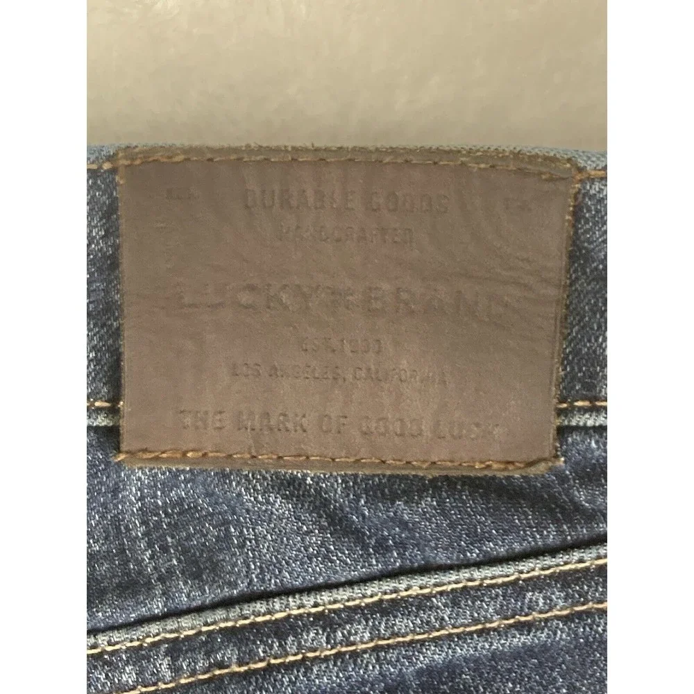 Lucky Brand Lolita Crop Low Rise Raw‎ Hem Jeans Womens Blue Size 29